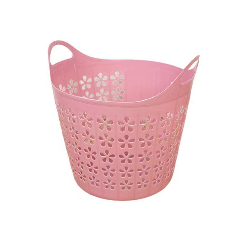 Source manufacturers produce anti-fall dirty clothes basket factory direct printable logo storage basket
