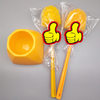 Cross-border explosions funny toilet brush creative doll doll toilet brush suit yellow fun spoof toilet brush