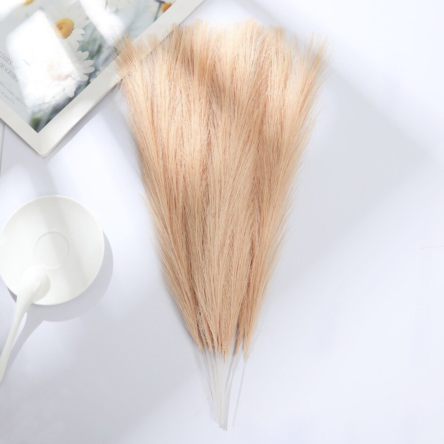 网红烟花树仿真花粉色芦苇草仿真烟花球网红ins风室内婚房摆件