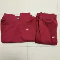 6pm suit burgundy