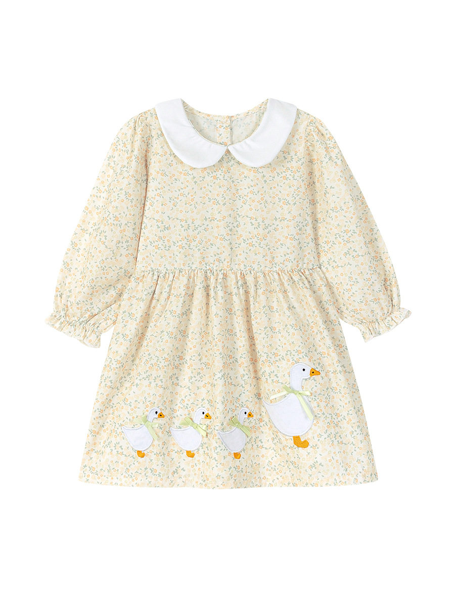 New Autumn Girls' Dress, [Style] Kids' Dress, Cute Cartoon Kids' Dress Wholesale