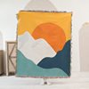 ins sofa towel dust cover Four Seasons sofa blanket picnic blanket air conditioning blanket Sunrise line blanket (a generation of hair)