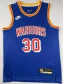 Hot-pressed Warriors 30 Blue 75th Anniversary