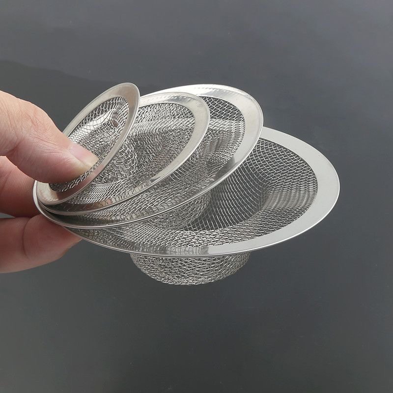 Washbasin Leakage Filter Toilet Kitchen Anti-flying Insect Sewer Anti-clogging Artifact Stainless Steel Fine Leakage Net