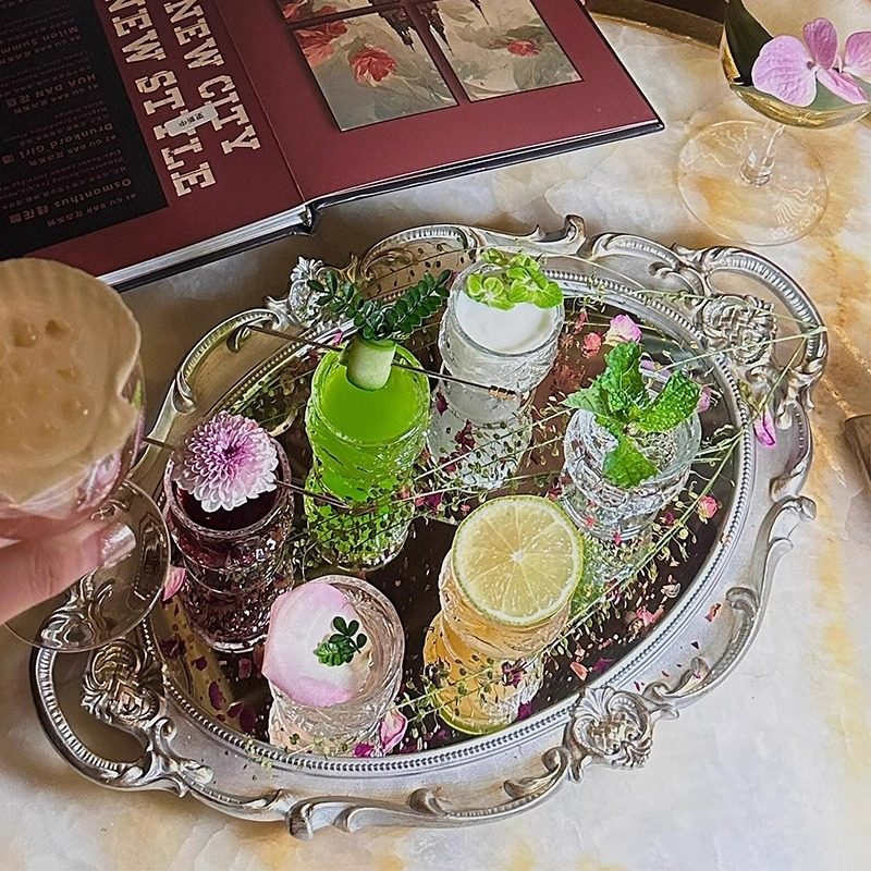 Internet Red Bar Punch in stots Platter Cocktail Cup Drunken suit Special Bartender Small Wine Glass One or Two Cups