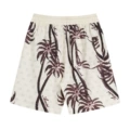205 shorts apricot coffee