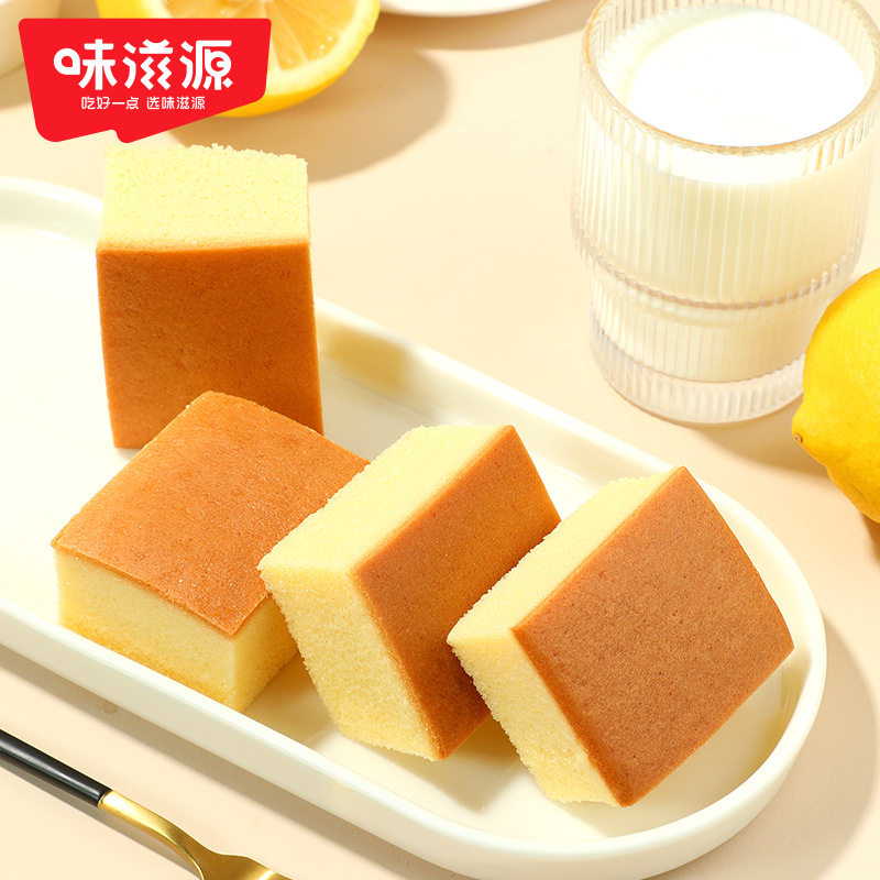 Taste source pure cake bread whole box breakfast meal appetizing production net red zero food wholesale