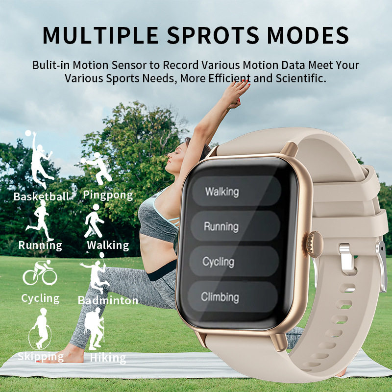 Cross-Border Popular Smart Call Watch, Pedometer, Heart Rate, Health Monitoring, Outdoor Sports, Photo Taking, Music, Multi-Function