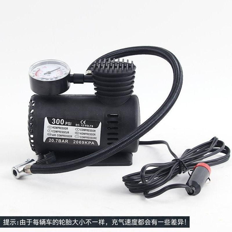 Factory Direct 12v miniature air pump car air pump locomotive tire inflator car air pump Electric