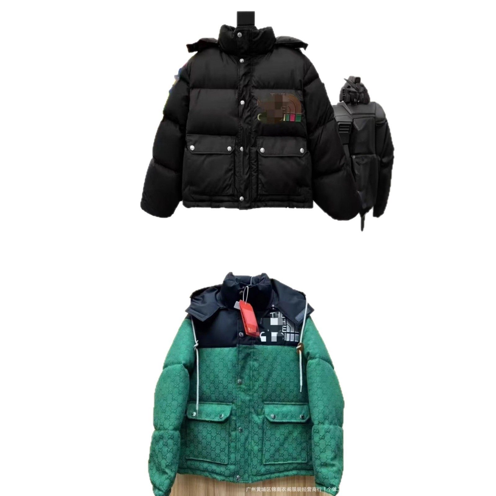 Cross-Border 2025 High Version Winter Men's and Women's down Jackets Letter Hooded Jackets Loose and Versatile Jackets Thickened and Warm