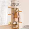 Bedroom Clothes Hanger Floor-Standing Internet Celebrity Household Foldableing Coat Rack Accessible Luxury Rod Type Creative Room Corner Clothes Rack