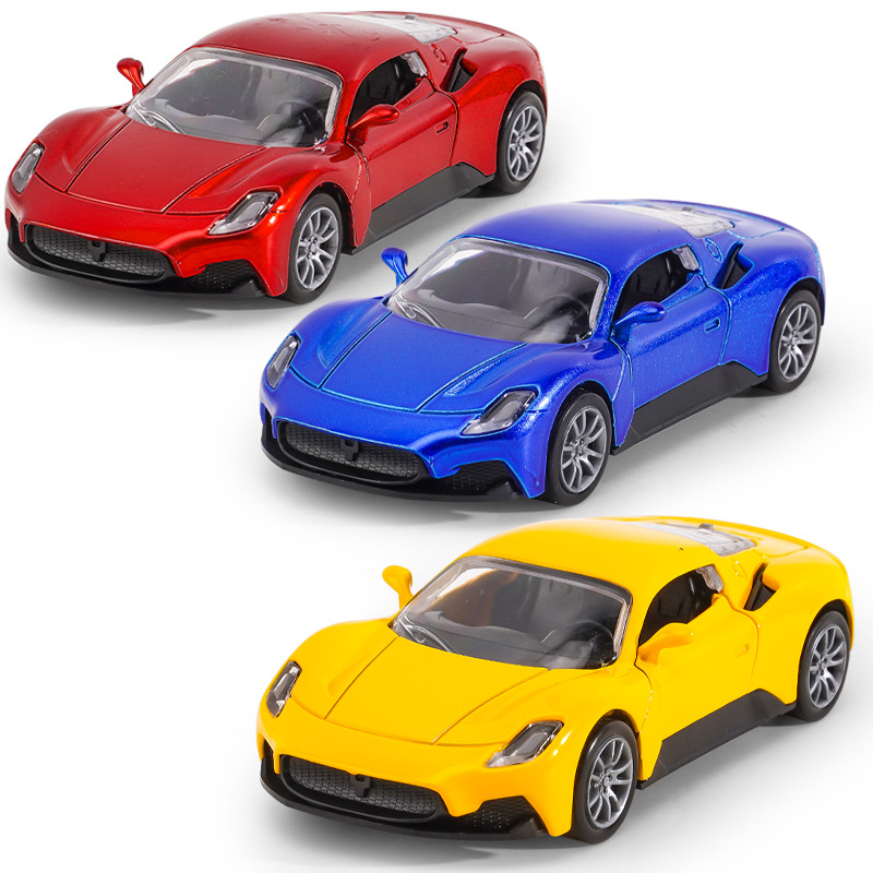 代发儿童玩具男孩宝宝玩具车子模型合金玩具跑车蛋糕摆件地摊玩具