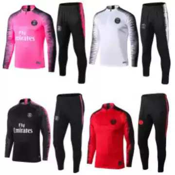 Paris jersey 2122 Paris training suit long sleeve half pull football training suit adult suit factory direct batch generation