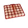 Disposable plastic egg holder 30 medium large transparent black green red orange yellow separation egg packaging box