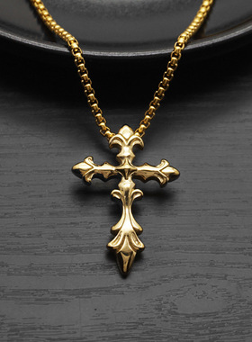 十字架吊坠饰品朋克复古项链欧美