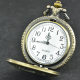 Vintage Bronze Silver Kid Star Digital Trend Antique Flip Quartz Pocket Watch Large Pocket Watch Flip Pocket Watch