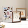 Double-sided Transparent Photo Frame Table 7-inch 6 Calligraphy Framed Ornaments Calligraphy and Painting Real Glass Radio Display Frame A4 Frame