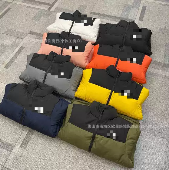 Winter New Couple American Style 1996 Embroidered Thickened Cotton Jacket Warm Casual Cotton Coat Outdoor Trendy Puffer Jacket