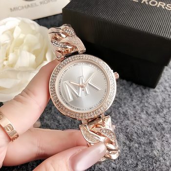 Trendy and Fashionable Women's Diamond-Encrusted Light Luxury Bracelet Watch Waterproof Large Dial Temperament Functional Women's Watch Quartz Watch