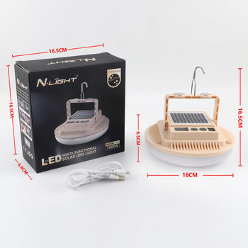 Outdoor Portable Solar Lamp Night Light Stall Night Market Rechargeable Camping Lamp Emergency Lamp Portable Lamp Super Bright