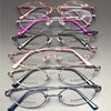 Oval Myopia Glasses Frame Memory Titanium Alloy Women's Small Frame Full Frame for Myopia Lens Small Face