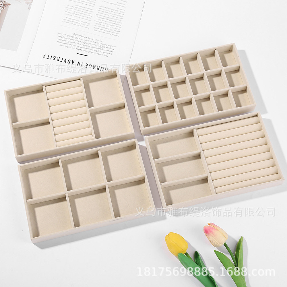 Large Jewelry Storage Box Jewelry Display Plate Earrings Necklace Earrings Bracelet Ring Storage Box Jewelry Display Stand