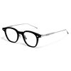 2024 new GM pure titanium glasses frame retro men's and women's fashion plate round frame glasses frame with myopia