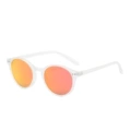 Clear White Frame Orange Red Reflective Polarized C11