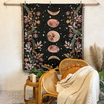 Ins Style Multi-functional Camping Blanket Sofa Blanket Thread Blanket Cover Blanket Nap Blanket Outdoor Carpicnic Blanket Bohemian Blanket