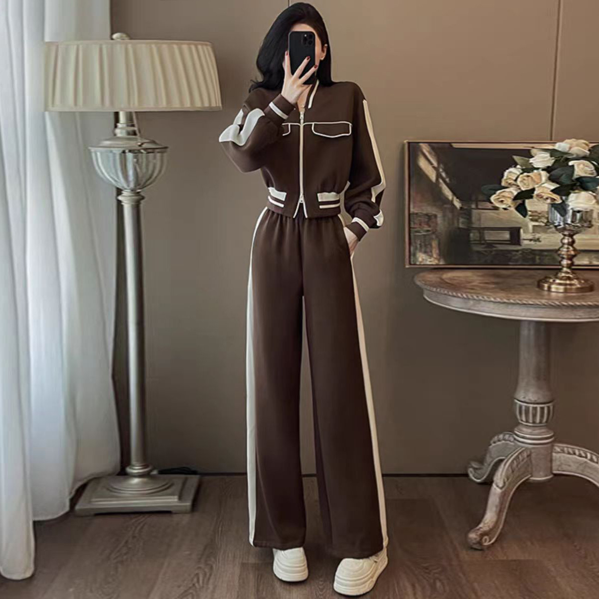 (Mới) Mã B9907 Giá 1730K: Áo Khoác Nữ Doreic Cả Bộ 2 Món Hàng Mùa Xuân Thu Đông Thời Trang Nữ Chất Liệu G05 Sản Phẩm Mới, (Miễn Phí Vận Chuyển Toàn Quốc).