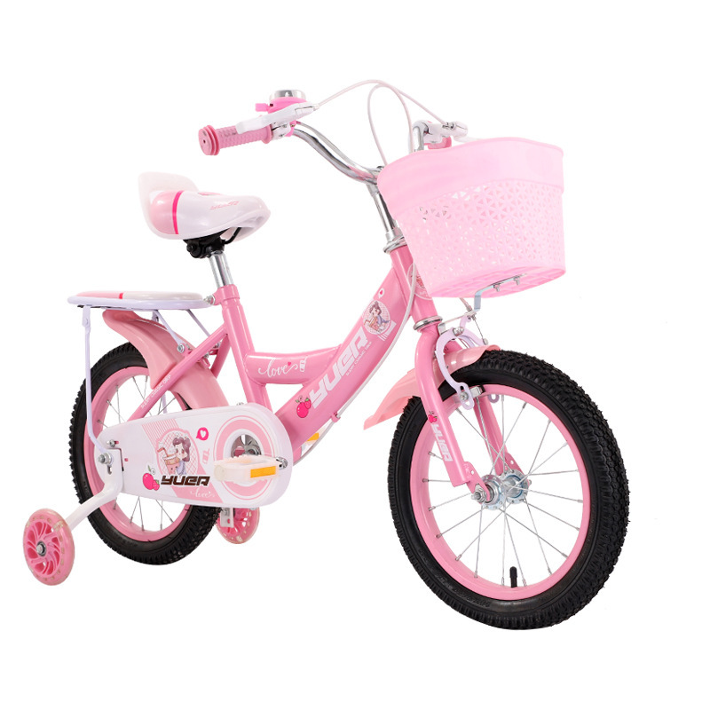 新款儿童自行车 女孩童车脚踏车2-5-9岁公主款车自行车