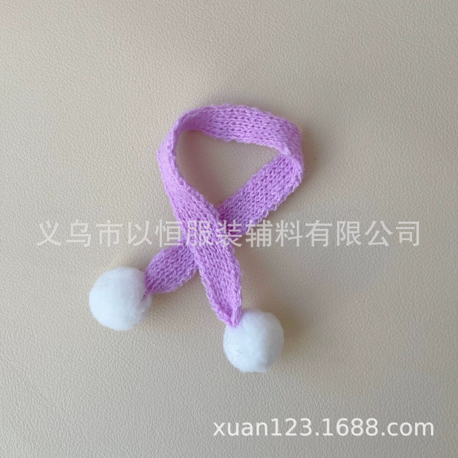 现货圣诞迷你针织小围巾卡通公仔娃娃DIY玩具围脖配饰圣诞节装饰