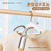 Telescopic Clothes Drying Rod for Home Use, a Clothes Hanger Rod with Forks for Hanging Clothes, Suitable for Dormitory Use