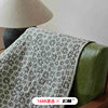 Cotton Yarn-Dyed Jacquard Blanket Retro Office Living Room Bedroom Blanket Machine Washable Multifunctional Cotton Bed Blanket