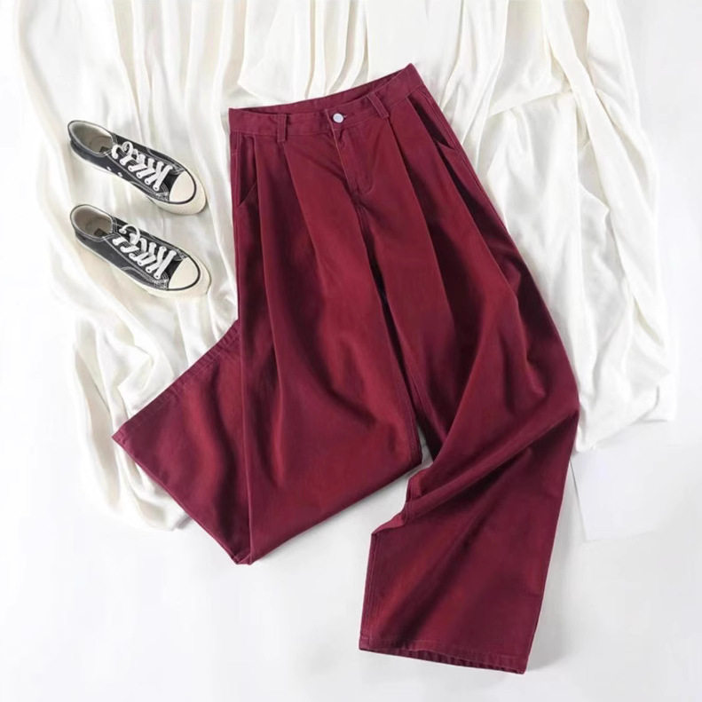 High Waisted Wide Leg Denim Pants for Women Loose Fit Ankle Length Fall Style Wholesale Available