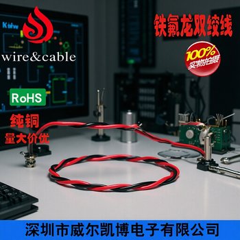 Wire with Copper Core, National Standard Ul1332, Tinned Teflon High-Temperature Wire, Twisted Pair Wire, Electric Vehicle Power Cord, Charging Cable