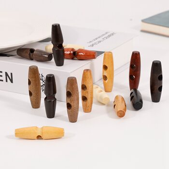 Wooden Horn Buttons Versatile for Men and Women Coats, Trench Coats, Sweaters, Children's Knitwear Jackets, Olive Buttons