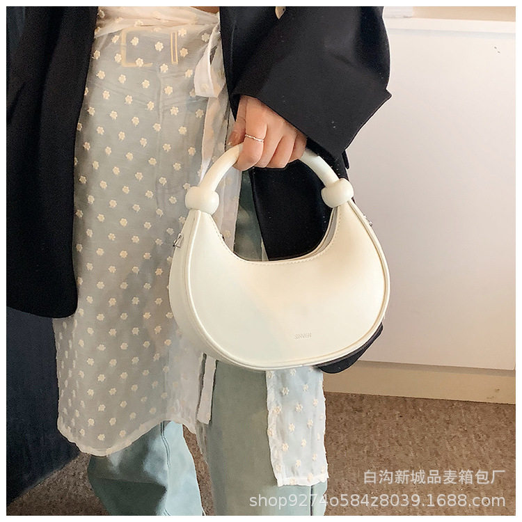 French Niche Elegant Handheld Small Bag Women's Bag New Trendy Fashion Shoulder Bag Foreign Style Crossbody Dumpling Bag 16 O1CN011iNKTE2HKyDHcbqUN !!2215913929133 0 cib