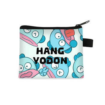 2025 New Clownfishhangyodon High-Looking Coin Purse Cartoon Cute Girls Zipper Storage Bag