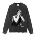 Washed black long sleeves