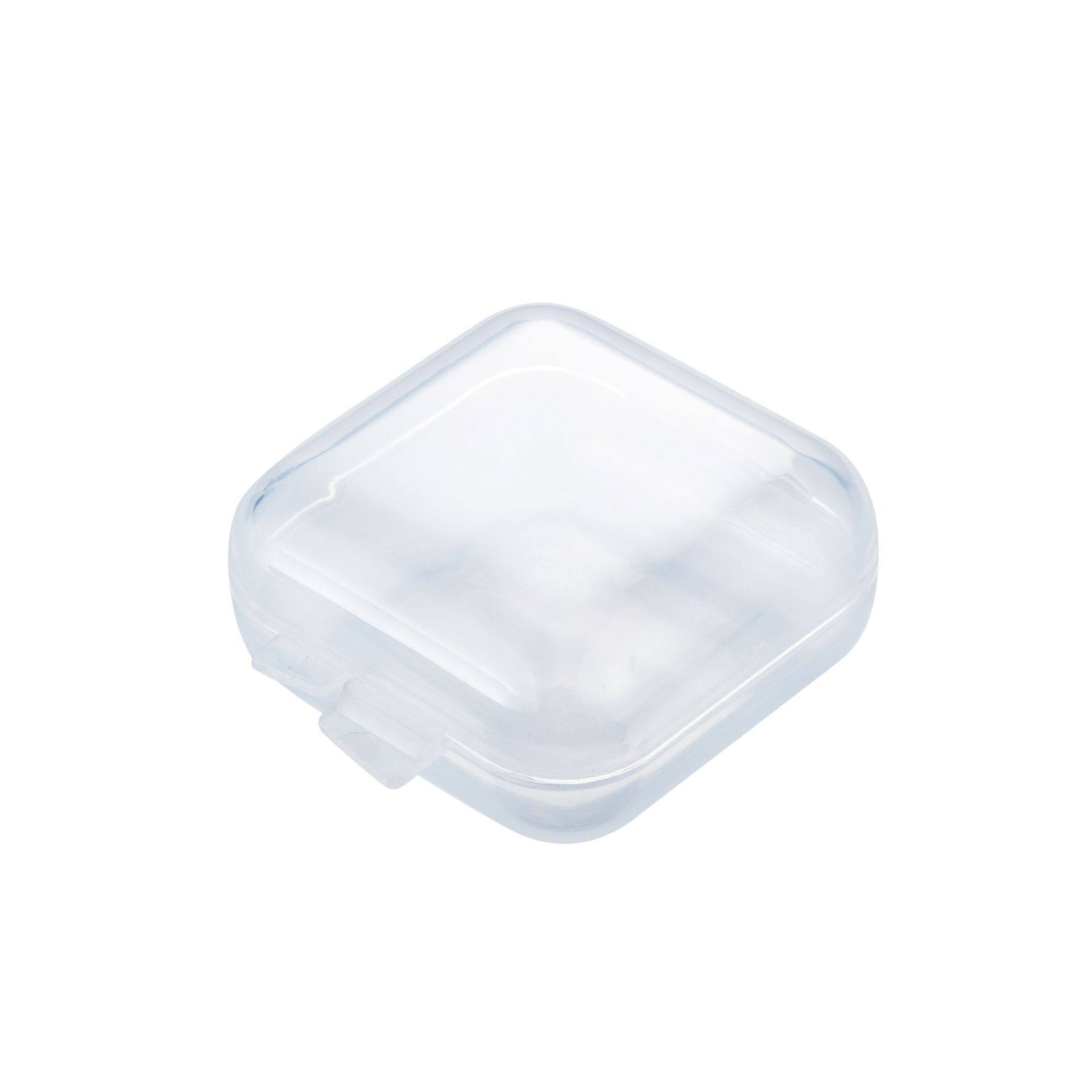 Plastic Small Box Mini Square Necklace Box Jewelry Earrings Storage Earring Box Parts Box Wholesale
