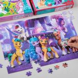 Детские пазлы Little Pony-Li, 300 деталей, мультяшные пазлы для мальчиков и девочек, для детей старше 6 лет, море интеллектуального обучения