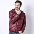 Burgundy + black label