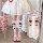 Мягкие носки в стиле Лолиты для девочек, милые японские носки JK strawberry wall socks, розовые носки-тюбики с бантом для девочек mini 1