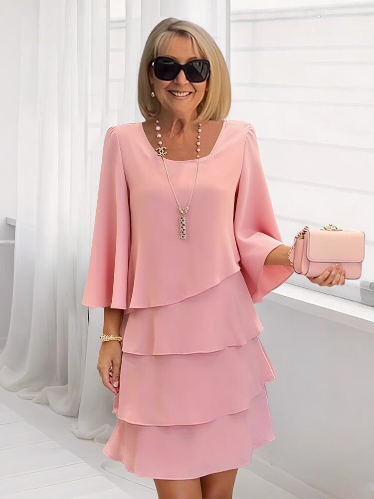 Fashionable Womens Cake Dress Loose Fit Round Neck Spring Summer Style Perfect for Casual Occasions Wholesale
