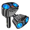 Car mobile phone charger Bluetooth player car cigarette lighter one for three QC3.0 car charger Bluetooth FM transmitter