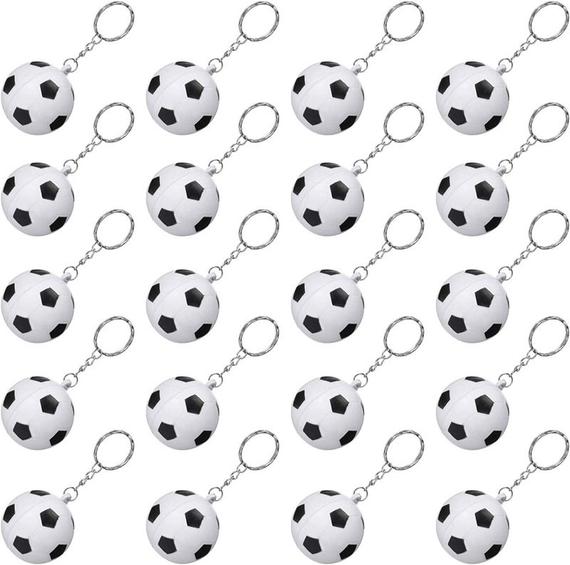 Popular 4cm Solid Pu Pressure Ball to Relieve Stress and Vent Kidsren's Small Mini Football Keychain Backpack Pendant