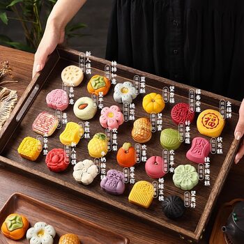 Engagement Pastry Bulk Wedding Cake and Fruit Afternoon Tea Dessert Dessert Wedding Year's Old Peach Blossom Crisp Mung Bean Cake