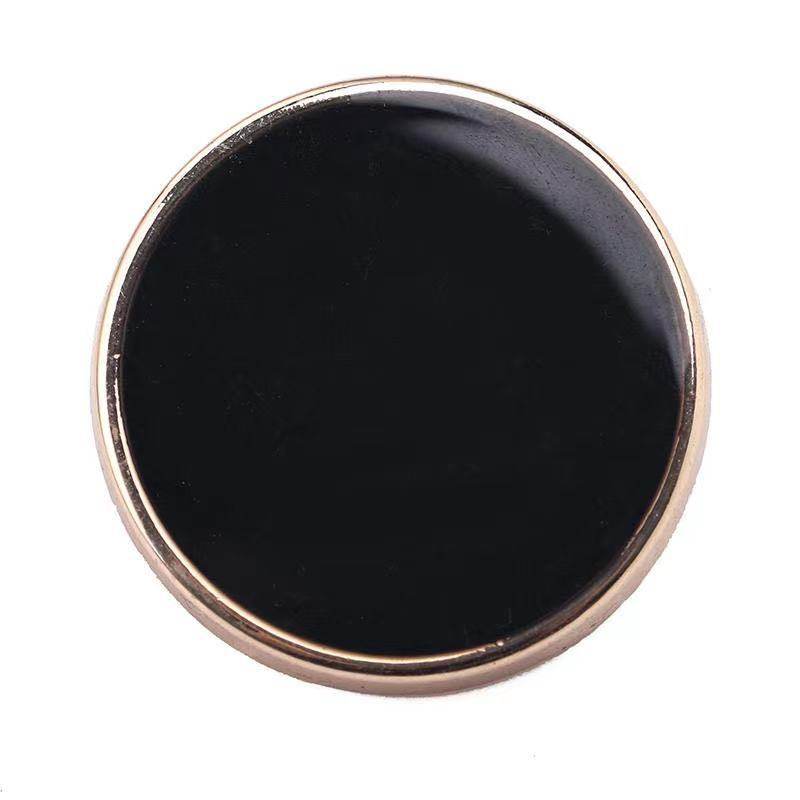 High-grade Metal Button Cashmere Coat Coat Button Black White Fashion Shirt Blazer Decorative Button