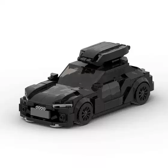 Cross-Border Moc Building Blocks Audi Rs6 Building Block Racing Car Speed Eight-Grid Car Series